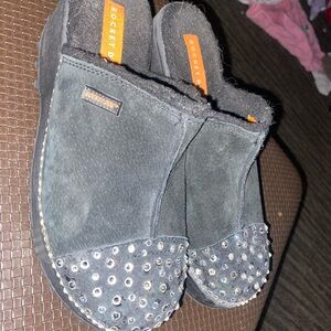 Rocket Dog Black Studded Women's Shoes Y2K 9